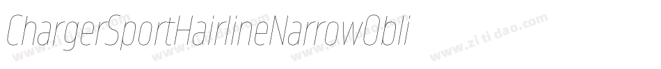 ChargerSportHairlineNarrowOblique-8Yj2字体转换