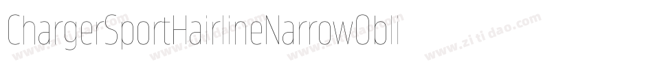 ChargerSportHairlineNarrowOblique-8Yj2字体转换