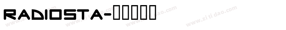 RADIOSTA字体转换