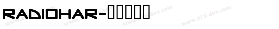 radiohar字体转换