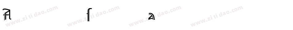 AmherstFrakturLTStd-Bold字体转换