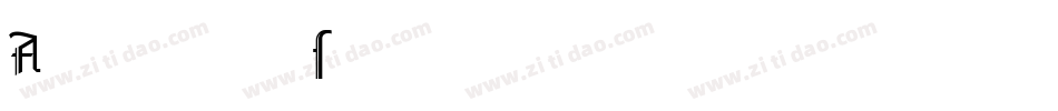 AmherstGothicSplitLTStd-It字体转换