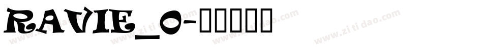 RAVIE_0字体转换