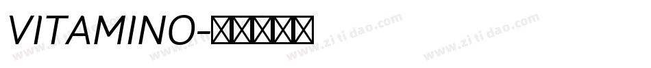 VITAMINO字体转换