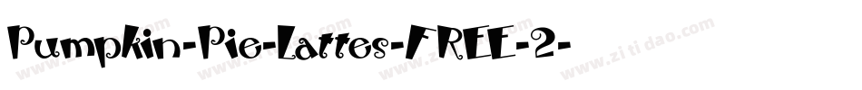Pumpkin-Pie-Lattes-FREE-2字体转换