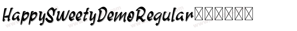 HappySweetyDemoRegular字体转换