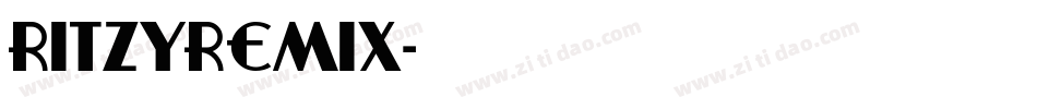RitzyRemix字体转换