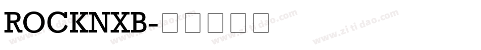 ROCKNXB字体转换