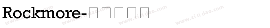 Rockmore字体转换