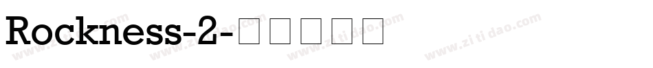 Rockness-2字体转换