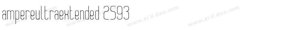 AmpereUltraextended-2593字体转换