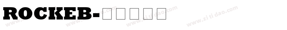 ROCKEB字体转换