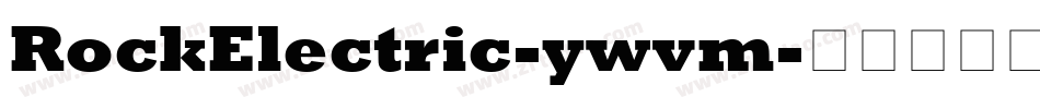 RockElectric-ywvm字体转换