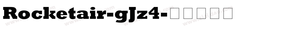 Rocketair-gJz4字体转换