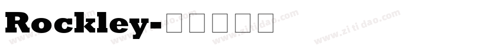 Rockley字体转换