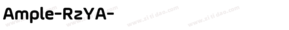 Ample-RzYA字体转换
