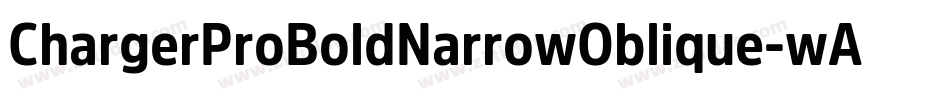 ChargerProBoldNarrowOblique-wAe2字体转换