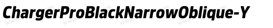 ChargerProBlackNarrowOblique-Y5Yq字体转换