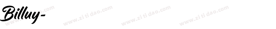 Billuy字体转换