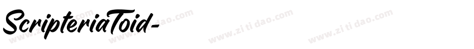 ScripteriaToid字体转换