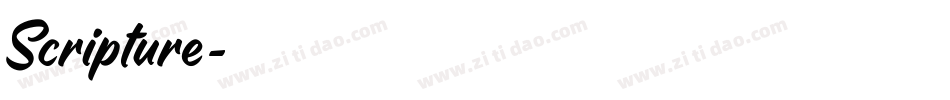 Scripture字体转换