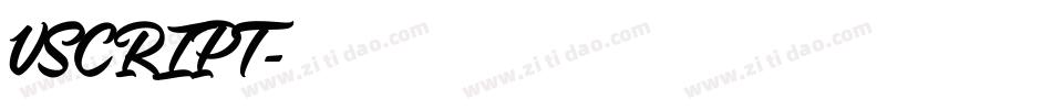 VSCRIPT字体转换