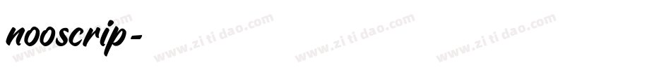 nooscrip字体转换