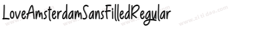 LoveAmsterdamSansFilledRegular-Ear9j字体转换 LoveAmsterdamSansFilledRegular-Ear9j字体转换