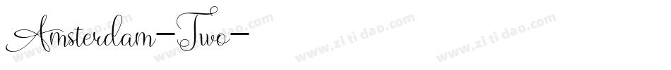 Amsterdam-Two字体转换