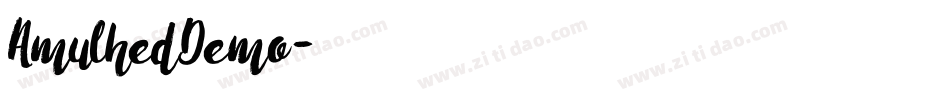 AmulhedDemo字体转换
