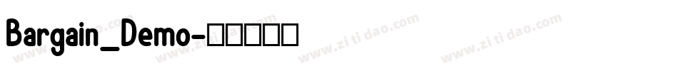 Bargain_Demo字体转换