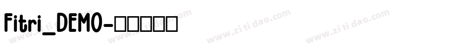 Fitri_DEMO字体转换