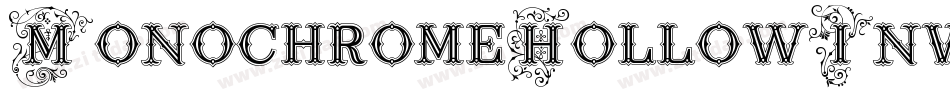 MonochromeHollowInverse-pmWK字体转换 MonochromeHollowInverse-pmWK字体转换