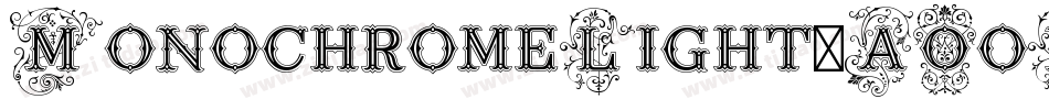 MonochromeLight-AOoL字体转换