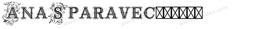 AnaSparavec字体转换