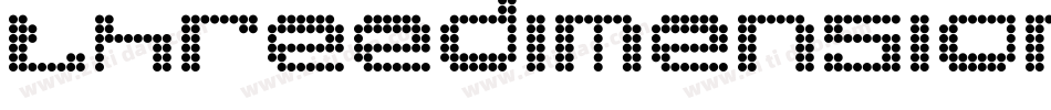 ThreedimensionalRound字体转换