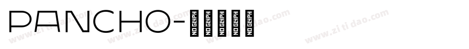 pancho字体转换