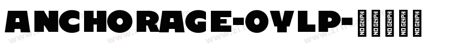 Anchorage-0YlP字体转换