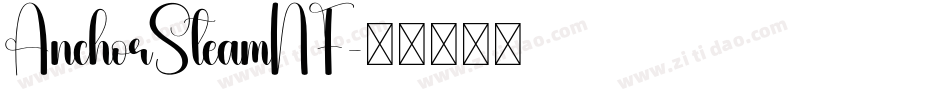AnchorSteamNF字体转换