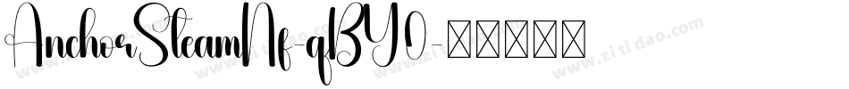 AnchorSteamNf-qBY0字体转换