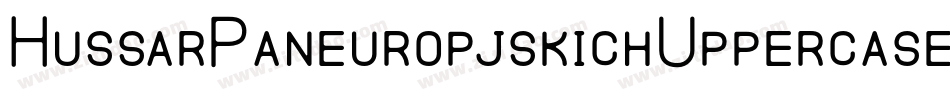 HussarPaneuropjskichUppercaseOblique-PLrm字体转换