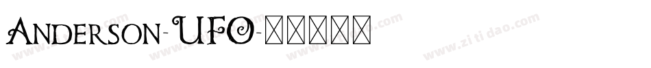 Anderson-UFO字体转换