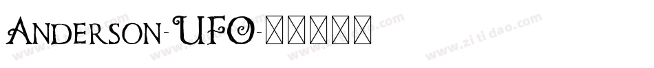 Anderson-UFO字体转换