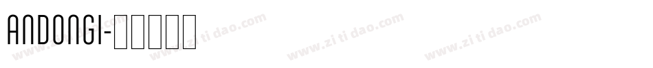 ANDONGI字体转换