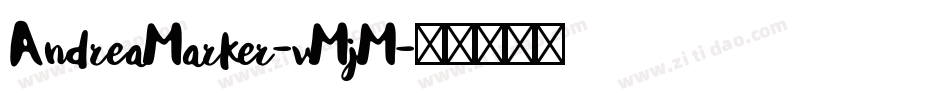 AndreaMarker-vMjM字体转换