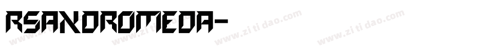 RSAndromeda字体转换