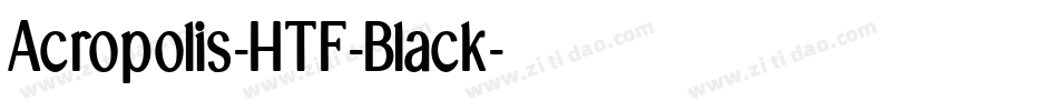 Acropolis-HTF-Black字体转换
