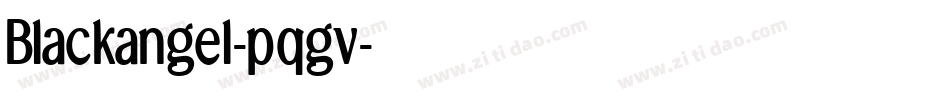 Blackangel-pqgv字体转换