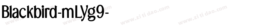 Blackbird-mLYg9字体转换