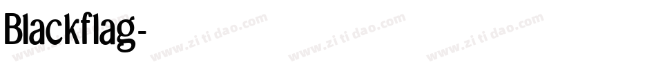 Blackflag字体转换